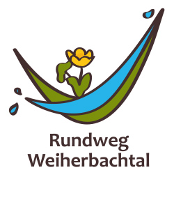 Logo und Plakette Rundweg Weiherbachtal